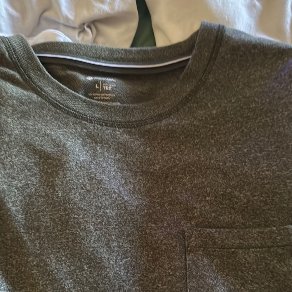 Gray Crew Neck T-Shirt